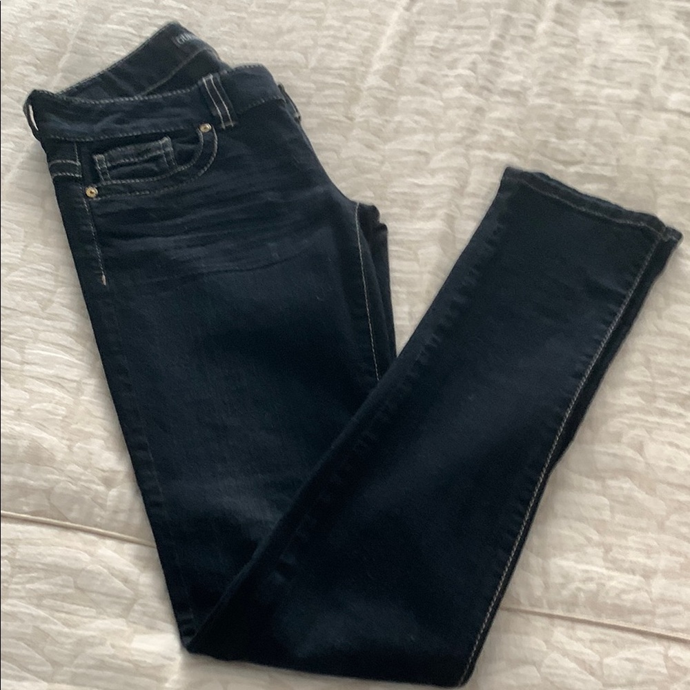 Guess Dark wash blue Jeans Straight cut